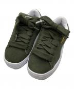 PUMAプーマ）の古着「ローカットスニーカー」｜カーキ