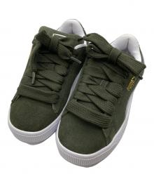 PUMA（プーマ）の古着「ローカットスニーカー」｜カーキ