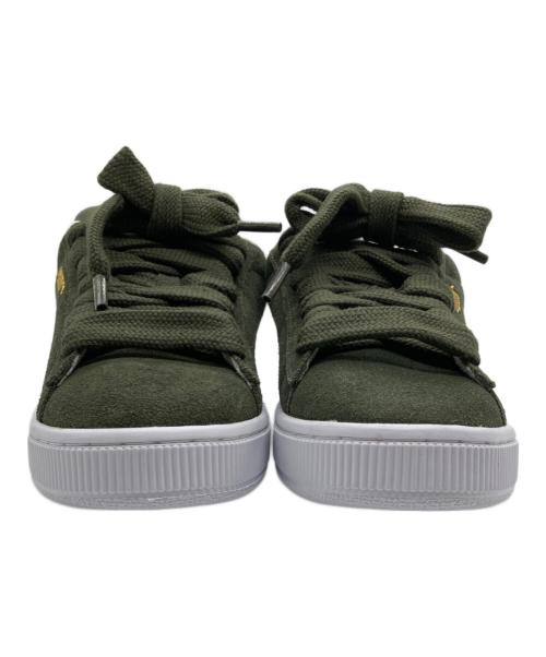 PUMA（プーマ）PUMA (プーマ) ローカットスニーカー カーキ サイズ:23.5の古着・服飾アイテム