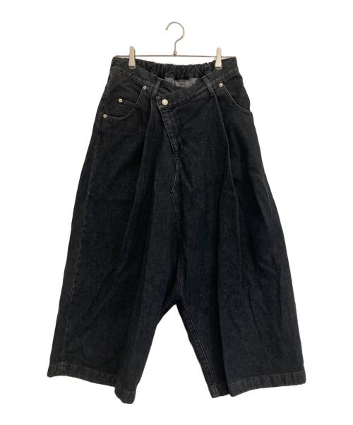 NEON SIGN（ネオンサイン）NEON SIGN (ネオンサイン) SARROUEL DENIM SLACKS ブラック サイズ:SIZE 46の古着・服飾アイテム