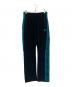 Needles（ニードルズ）の古着「Narrow Track Pant Velour」｜ブラック×グリーン