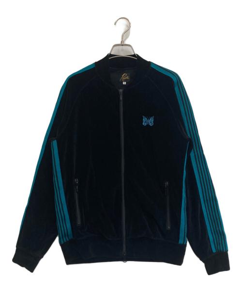 Needles（ニードルズ）Needles (ニードルズ) RC TRACK JACKET - C/PE VELOUR ブラック サイズ:Sの古着・服飾アイテム