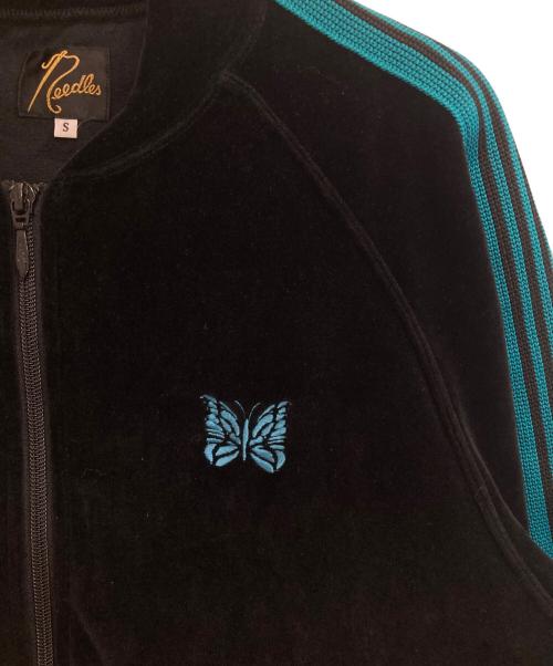 Needles（ニードルズ）Needles (ニードルズ) RC TRACK JACKET - C/PE VELOUR ブラック サイズ:Sの古着・服飾アイテム