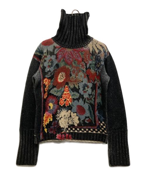 KENZO（ケンゾー）KENZO (ケンゾー) ニット レッド×ブラック サイズ:Lの古着・服飾アイテム