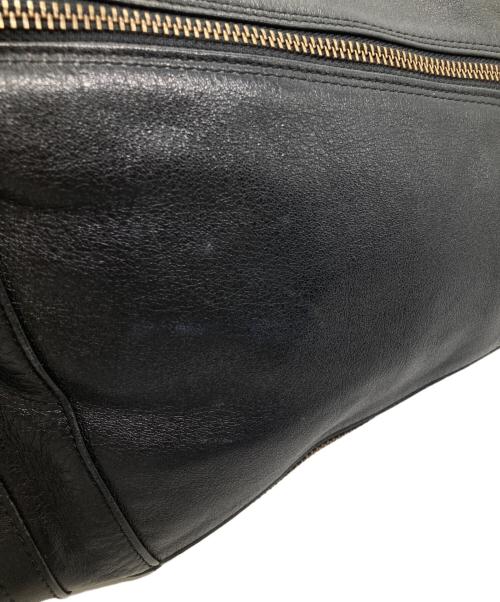 GIANNI VERSACE（ジャンニ・ヴェルサーチ）GIANNI VERSACE (ジャンニ・ヴェルサーチ) メデューサロゴレザーバッグ ブラックの古着・服飾アイテム