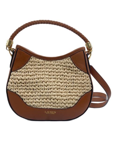 LAUREN RALPH LAUREN（ローレンラルフローレン）LAUREN RALPH LAUREN (ローレンラルフローレン) CHARLI ショルダーバッグ ベージュの古着・服飾アイテム