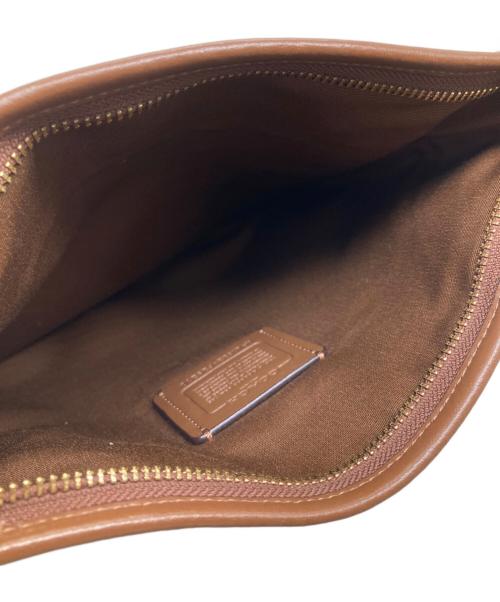 COACH（コーチ）COACH (コーチ) シグネチャーショルダーバッグ ベージュの古着・服飾アイテム