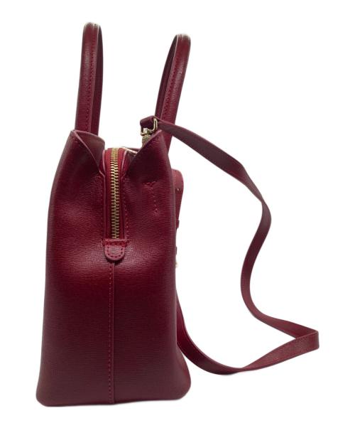 FURLA（フルラ）FURLA (フルラ) TESSA 2WAYバッグ レッドの古着・服飾アイテム
