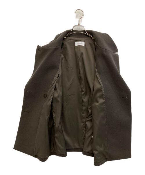 GLOBAL WORK（グローバルワーク）GLOBAL WORK (グローバルワーク) 軽やかストレッチ襟2WAYコート ブラウン サイズ:Mの古着・服飾アイテム