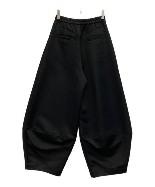 UN3D.（アンスリード）UN3D. (アンスリード) サテンコクーンパンツ ブラック サイズ:38の古着・服飾アイテム