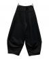UN3D. (アンスリード) サテンコクーンパンツ ブラック サイズ:38：9000円