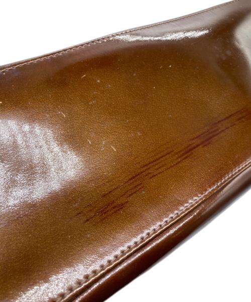 LONGCHAMP（ロンシャン）LONGCHAMP (ロンシャン) エナメルトートバッグ ブラウンの古着・服飾アイテム