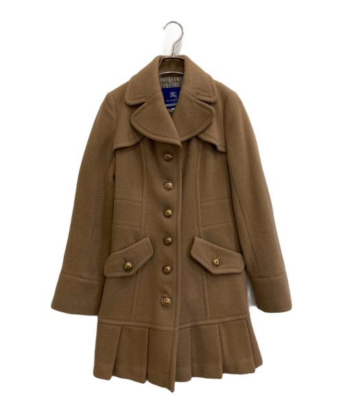 BURBERRY BLUE LABEL（バーバリーロンドンブルーレーベル）BURBERRY BLUE LABEL (バーバリーロンドンブルーレーベル) ウールコート ブラウン サイズ:36の古着・服飾アイテム