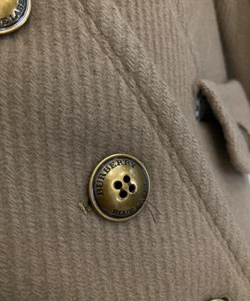BURBERRY BLUE LABEL（バーバリーロンドンブルーレーベル）BURBERRY BLUE LABEL (バーバリーロンドンブルーレーベル) ウールコート ブラウン サイズ:36の古着・服飾アイテム