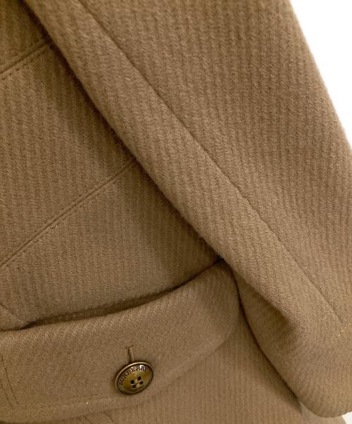 BURBERRY BLUE LABEL（バーバリーロンドンブルーレーベル）BURBERRY BLUE LABEL (バーバリーロンドンブルーレーベル) ウールコート ブラウン サイズ:36の古着・服飾アイテム
