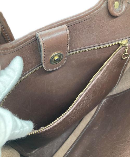 COACH（コーチ）COACH (コーチ) レザートートバッグ ブラウンの古着・服飾アイテム