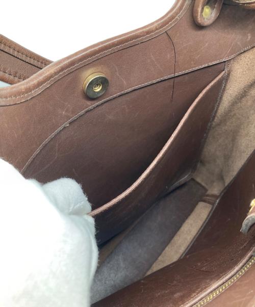 COACH（コーチ）COACH (コーチ) レザートートバッグ ブラウンの古着・服飾アイテム