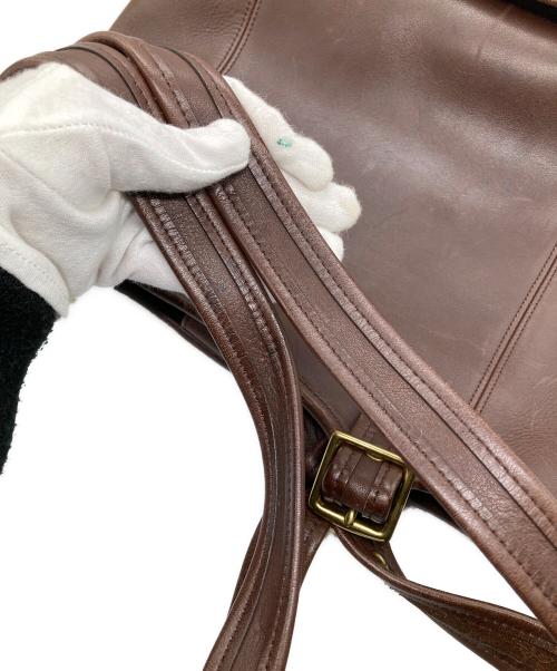 COACH（コーチ）COACH (コーチ) レザートートバッグ ブラウンの古着・服飾アイテム