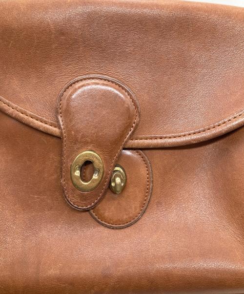 COACH（コーチ）COACH (コーチ) ターンロックショルダーバッグ ブラウンの古着・服飾アイテム