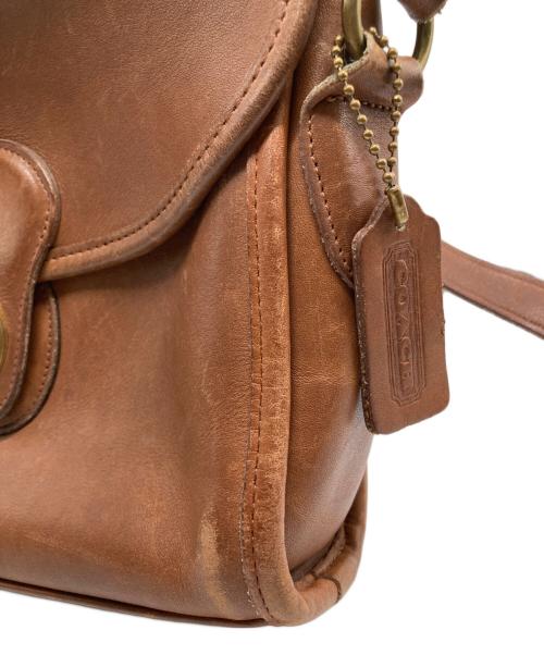 COACH（コーチ）COACH (コーチ) ターンロックショルダーバッグ ブラウンの古着・服飾アイテム