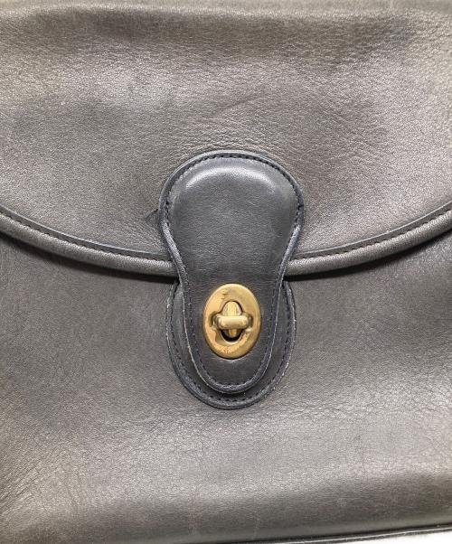 COACH（コーチ）COACH (コーチ) ターンロックショルダーバッグ グレーの古着・服飾アイテム