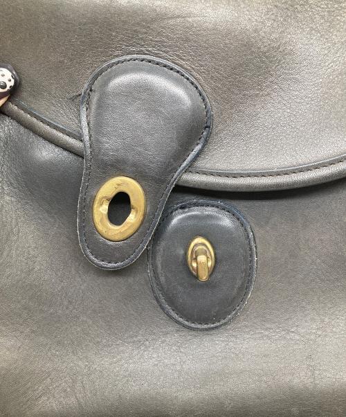 COACH（コーチ）COACH (コーチ) ターンロックショルダーバッグ グレーの古着・服飾アイテム