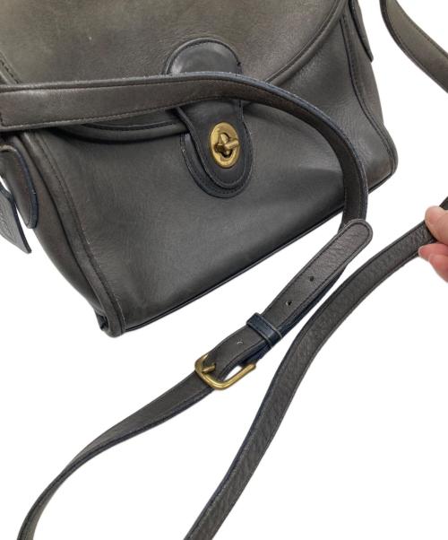 COACH（コーチ）COACH (コーチ) ターンロックショルダーバッグ グレーの古着・服飾アイテム