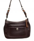 COACHコーチ）の古着「レザーハンドバッグ」｜ブラウン