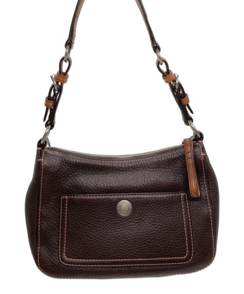 COACH（コーチ）COACH (コーチ) レザーハンドバッグ ブラウンの古着・服飾アイテム