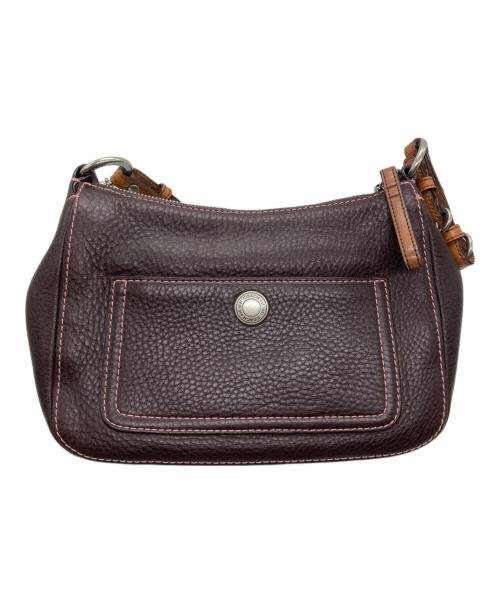 COACH（コーチ）COACH (コーチ) レザーハンドバッグ ブラウンの古着・服飾アイテム
