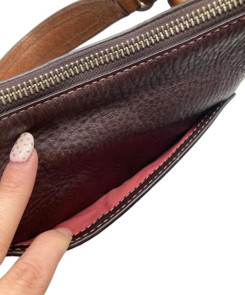 COACH（コーチ）COACH (コーチ) レザーハンドバッグ ブラウンの古着・服飾アイテム