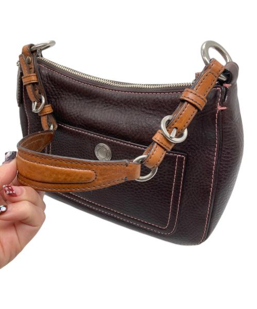 COACH（コーチ）COACH (コーチ) レザーハンドバッグ ブラウンの古着・服飾アイテム
