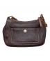 COACH (コーチ) レザーハンドバッグ ブラウン：7000円
