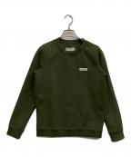 BRIEFINGブリーフィング）の古着「WARM 3D LOGO CREW NECK」｜グリーン