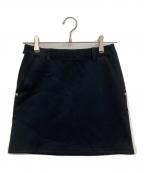 BRIEFINGブリーフィング）の古着「SIDE LOGO LINE SKIRT」｜ブラック