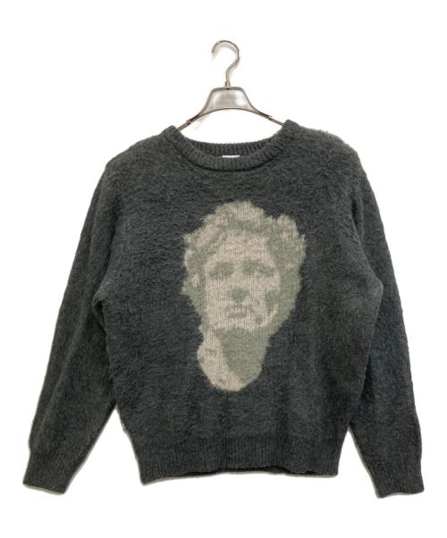 WISHFOREVER（ウィッシュフォーエバー）wishforever (ウィッシュフォーエバー) ニット グレー サイズ:Mの古着・服飾アイテム