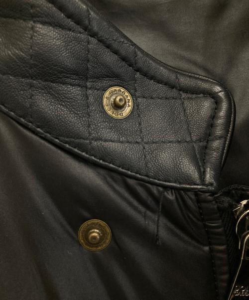 DOLCE & GABBANA（ドルチェ＆ガッバーナ）DOLCE & GABBANA (ドルチェ＆ガッバーナ) 中綿ジャケット ブラック サイズ:54の古着・服飾アイテム