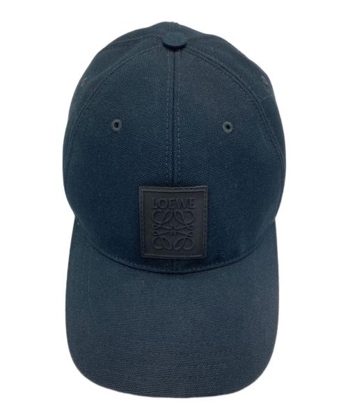 LOEWE（ロエベ）LOEWE (ロエベ) アナグラムパッチ キャップ ネイビー サイズ:59の古着・服飾アイテム