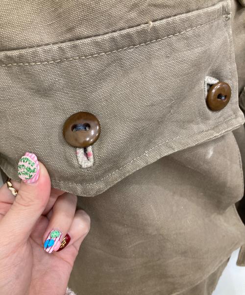 スウェーデン軍（スウェーデングン）スウェーデン軍 (スウェーデングン) M1909ミリタリーコート ブラウン サイズ:FREEの古着・服飾アイテム