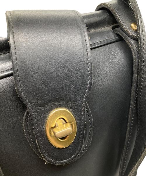 COACH（コーチ）COACH (コーチ) レザーハンドバッグ ブラックの古着・服飾アイテム