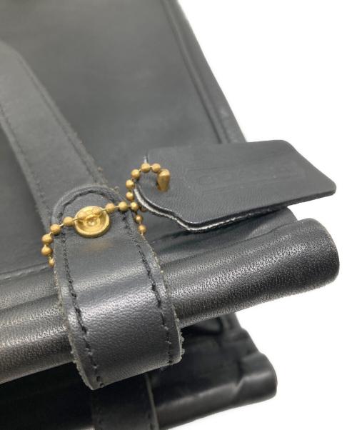 COACH（コーチ）COACH (コーチ) レザーハンドバッグ ブラックの古着・服飾アイテム