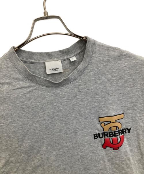 BURBERRY LONDON（バーバリーロンドン）BURBERRY LONDON (バーバリーロンドン) TBラバーロゴTシャツ グレー サイズ:XLの古着・服飾アイテム