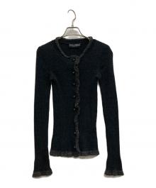 DOLCE & GABBANA（ドルチェ＆ガッバーナ）の古着「カーディガン」｜ブラック