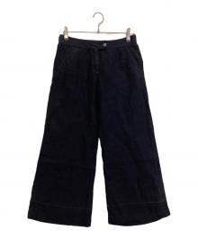 C.P COMPANY（シーピーカンパニー）の古着「リネンパンツ」｜ネイビー
