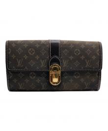 LOUIS VUITTON（ルイ ヴィトン）の古着「2つ折り長財布」｜ブラウン