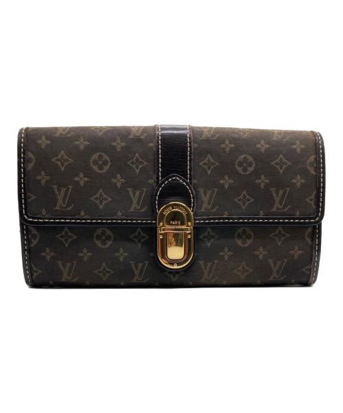 LOUIS VUITTON（ルイ ヴィトン）LOUIS VUITTON (ルイ ヴィトン) 2つ折り長財布 ブラウンの古着・服飾アイテム