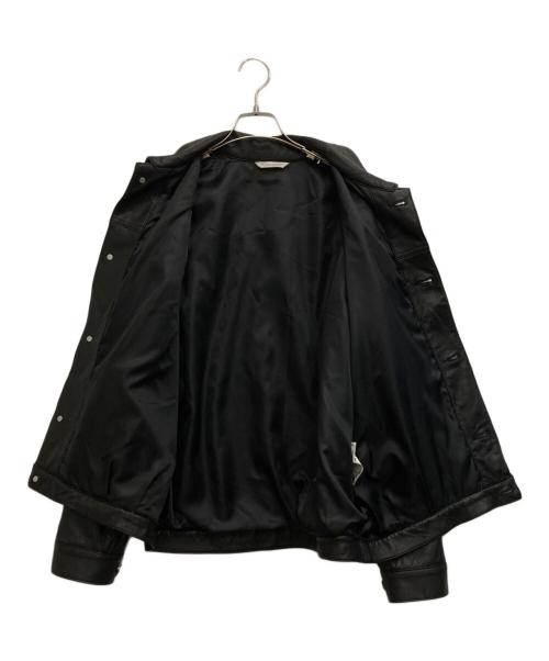 JOURNAL STANDARD（ジャーナルスタンダード）JOURNAL STANDARD (ジャーナルスタンダード) NZラムレザートラッカージャケット ブラック サイズ:Lの古着・服飾アイテム