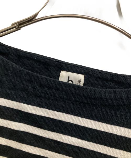 blurhms ROOTSTOCK（ブラームスルーツストック）blurhms ROOTSTOCK (ブラームスルーツストック) Border Basque Shirt ホワイト×ブラック サイズ:3の古着・服飾アイテム