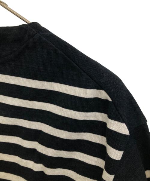 blurhms ROOTSTOCK（ブラームスルーツストック）blurhms ROOTSTOCK (ブラームスルーツストック) Border Basque Shirt ホワイト×ブラック サイズ:3の古着・服飾アイテム