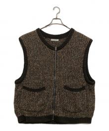 ENCOMING（インカミング）の古着「KNITTED TWO POCKET VEST」｜マルチカラー
